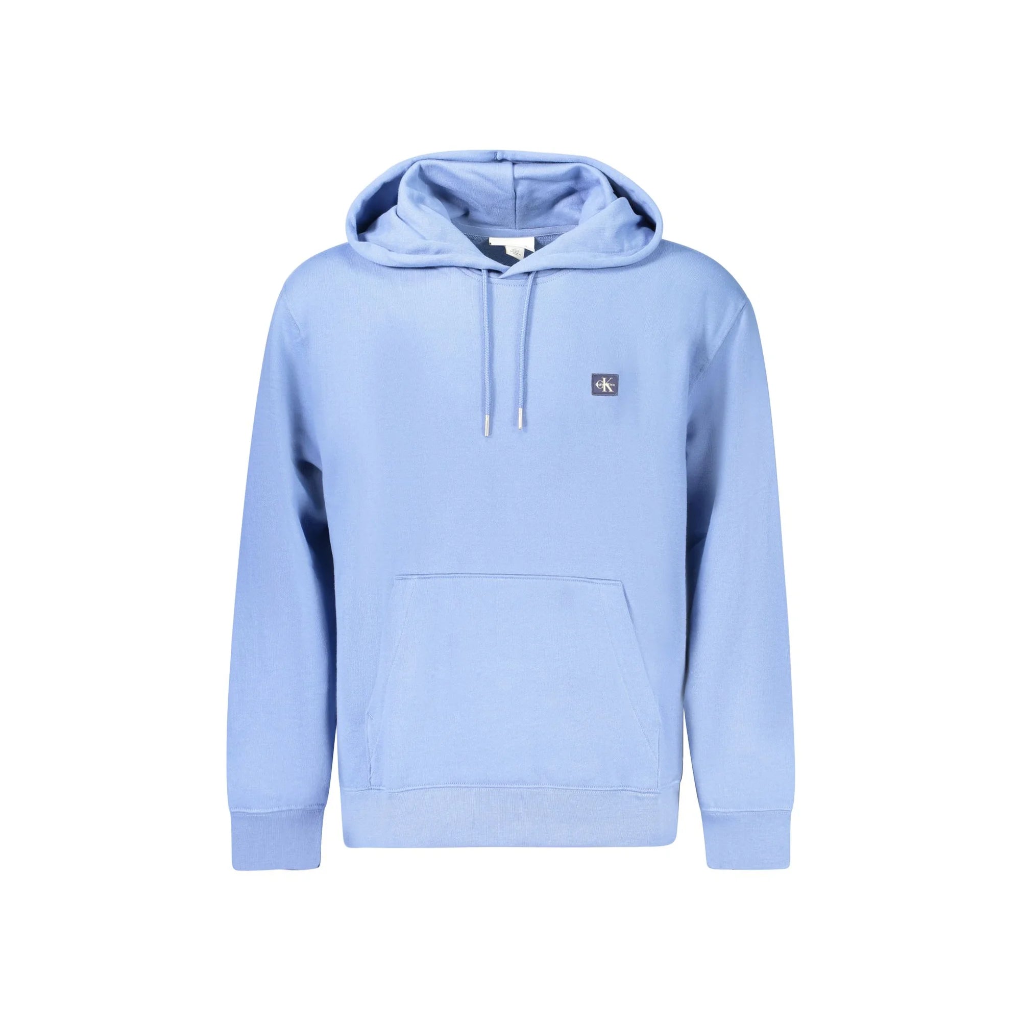 Calvin Klein Felpa Uomo Blu Cappuccio Garzata Logo Felpe - foto prodotto